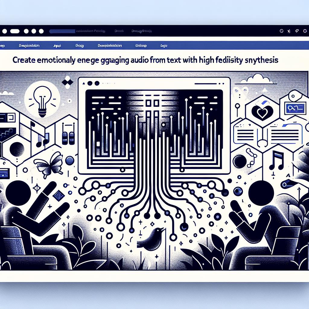Create Emotionally Engaging Audio from Text with High Fidelity Synthesis