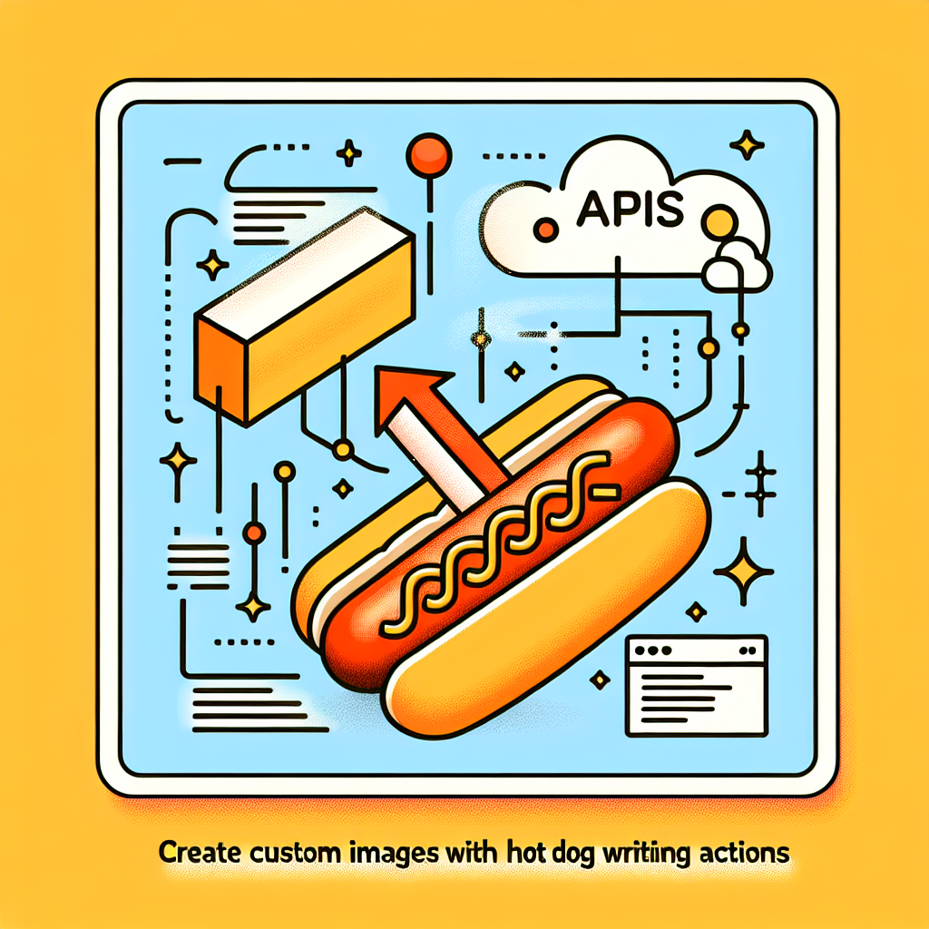 Create Custom Images with Hot Dog Writing Actions