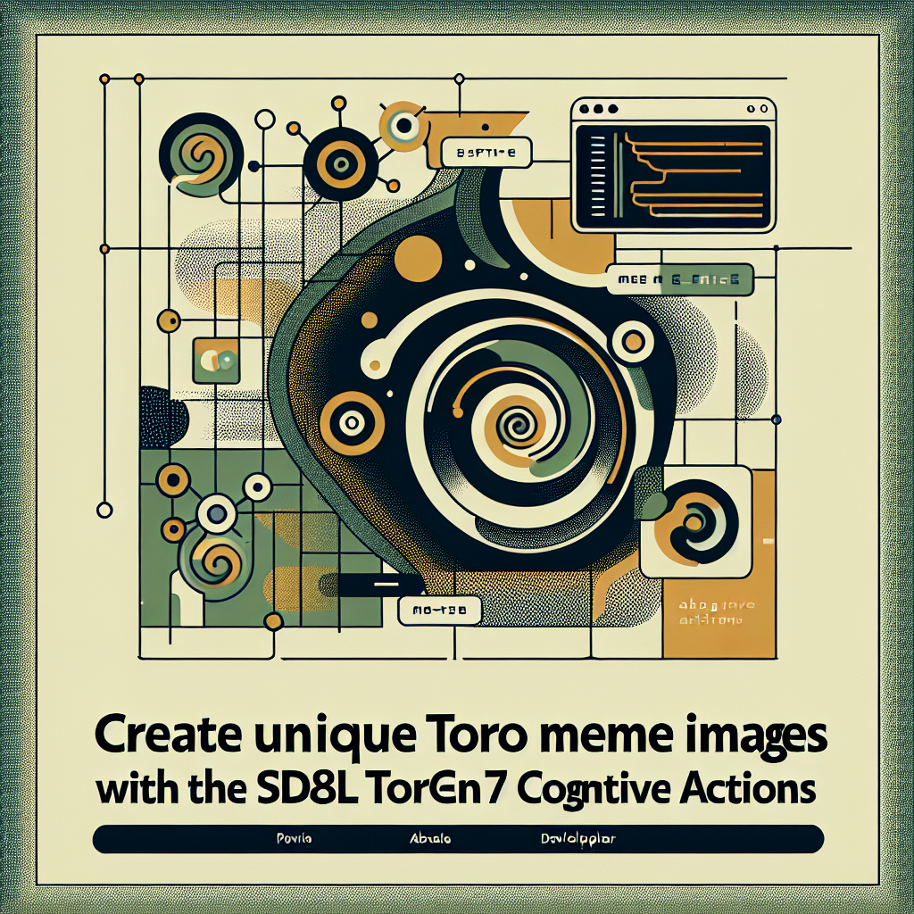 Create Unique Toro Meme Images with the SDXL Toro Gen7 Cognitive Actions