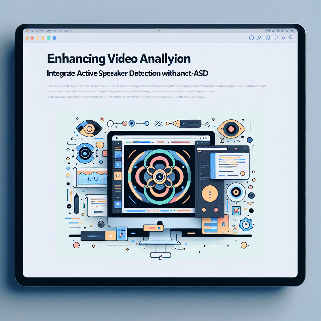 Enhancing Video Analysis: Integrate Active Speaker Detection with TalkNet-ASD