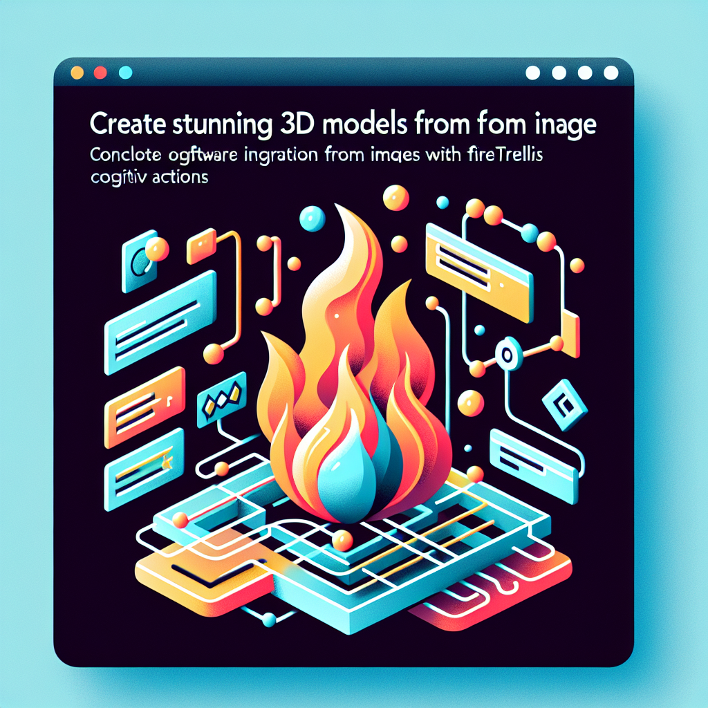 Create Stunning 3D Models from Images with fire/trellis Cognitive Actions