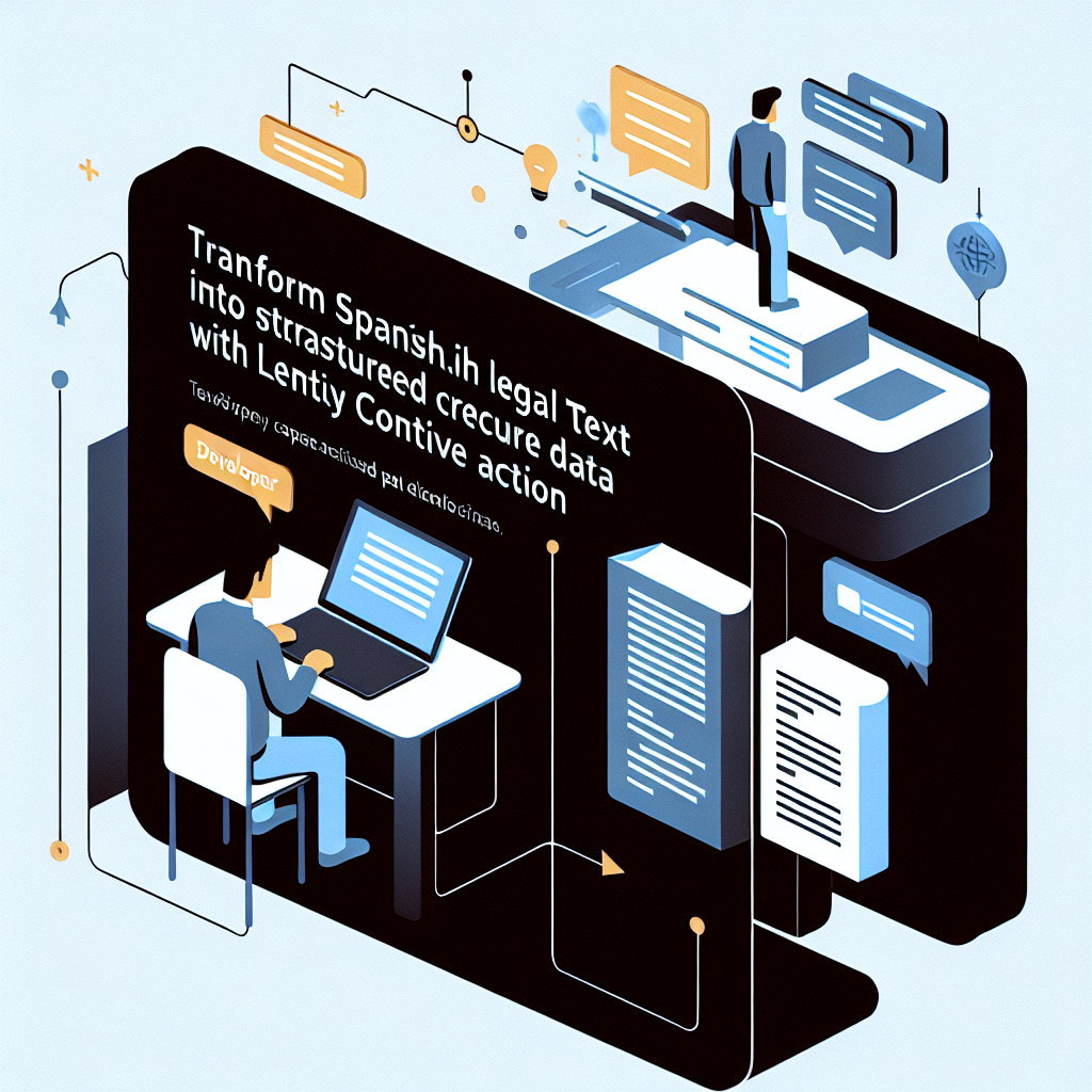 Transform Spanish Legal Text into Structured Data with Law2Entity Cognitive Actions