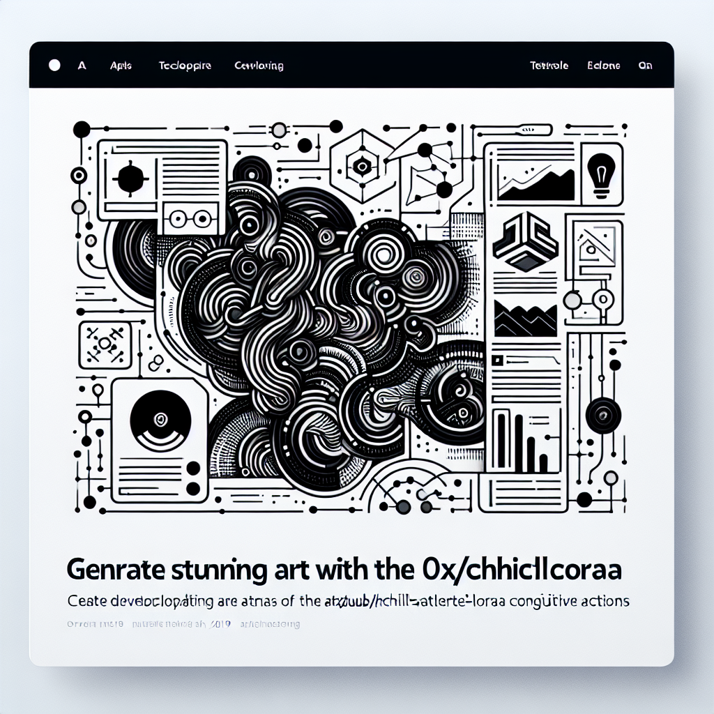 Generate Stunning Art with the 0xtuba/archillect-lora Cognitive Actions