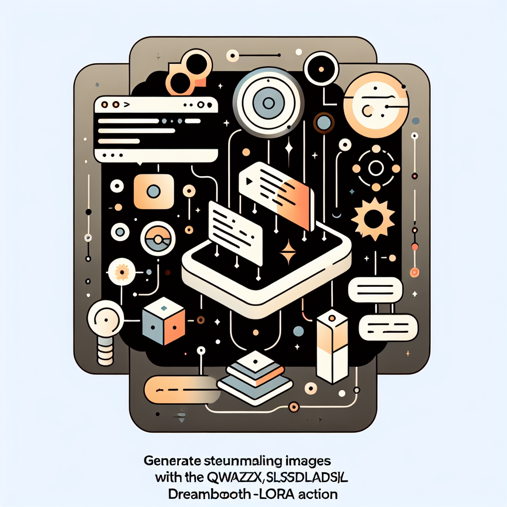 Generate Stunning Images with the qwaezrx/comfyui-sdxl-dreambooth-lora Action