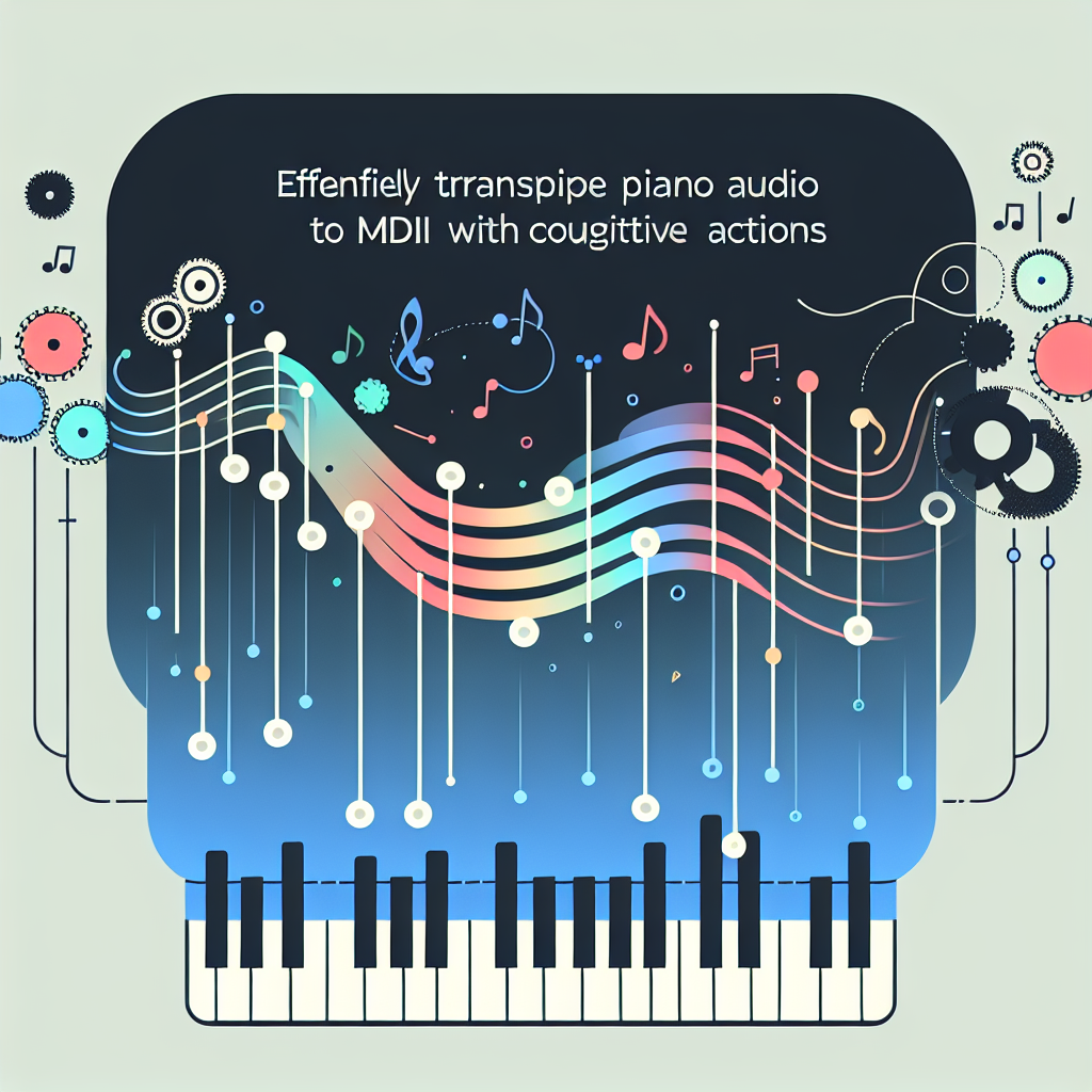 Effortlessly Transcribe Piano Audio to MIDI with Cognitive Actions