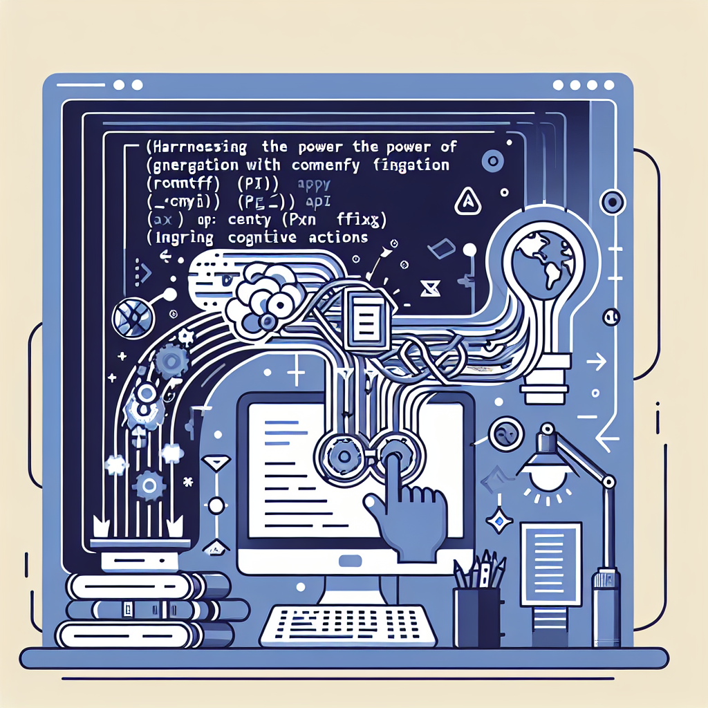 Harnessing the Power of Image Generation with Comfy Flux Cognitive Actions