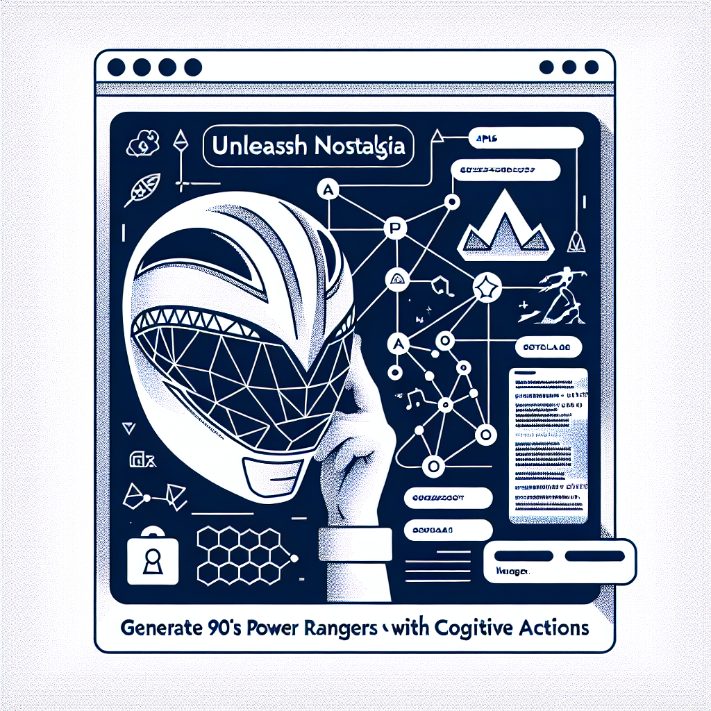 Unleash Nostalgia: Generate 90s Power Rangers Images with Cognitive Actions