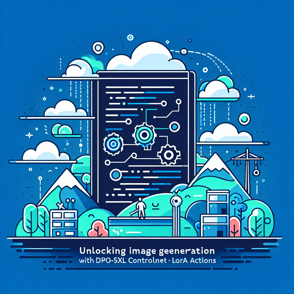 Unlocking Image Generation with DPO-SDXL ControlNet LoRA Actions