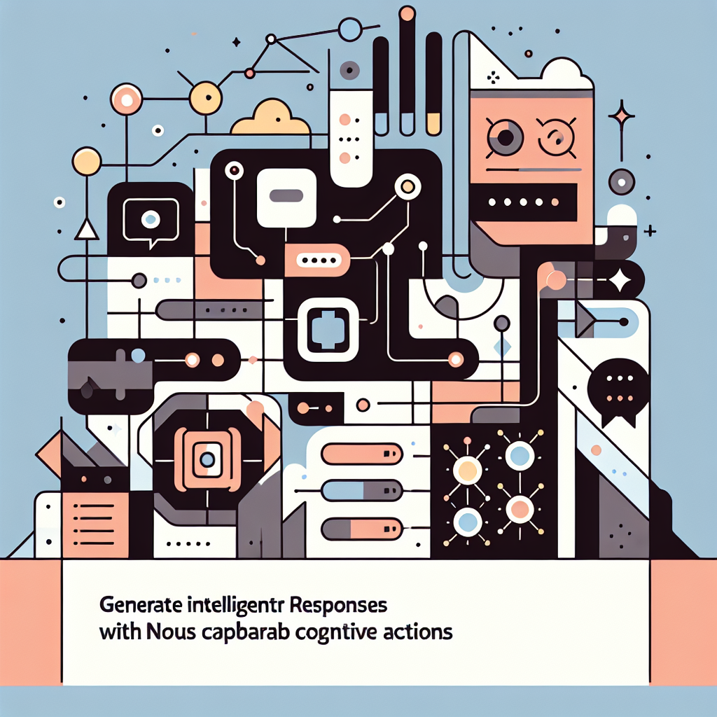 Generate Intelligent Responses with Nous Capybara 34B Cognitive Actions