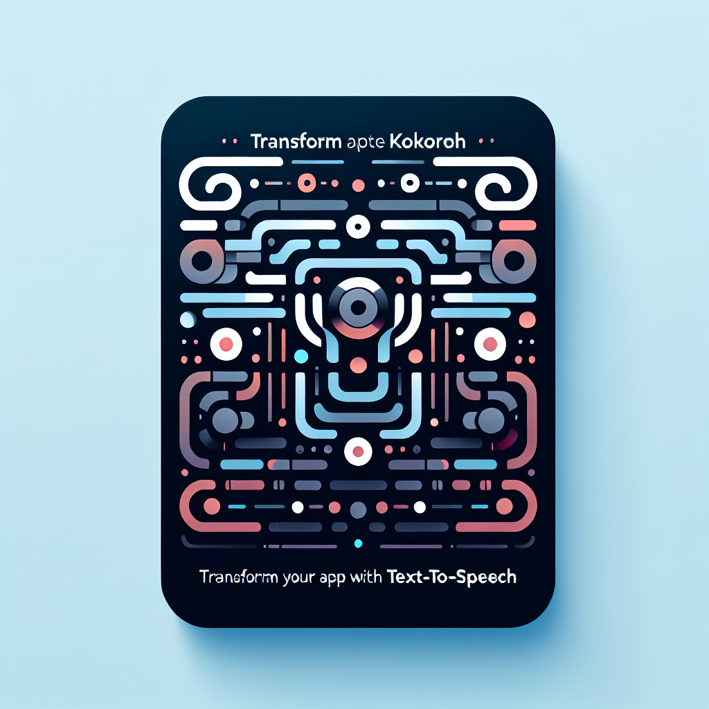 Transform Your App with Text-to-Speech: Integrating Kokoro Cognitive Actions