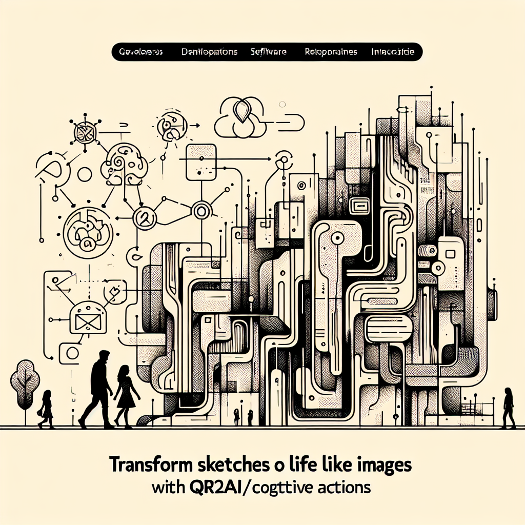 Transform Sketches into Lifelike Images with qr2ai/outline Cognitive Actions