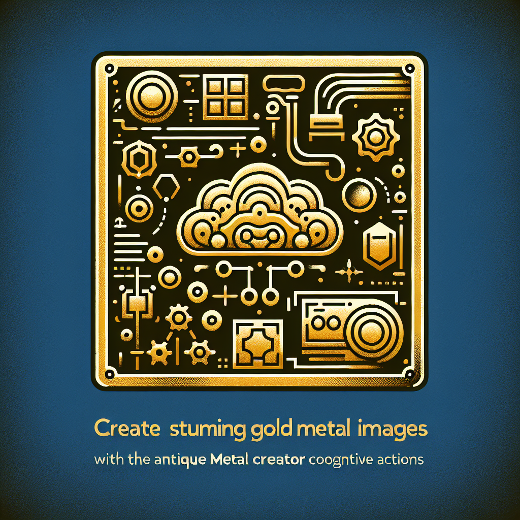 Create Stunning Gold Metal Images with the Antiquemetalcreator Cognitive Actions