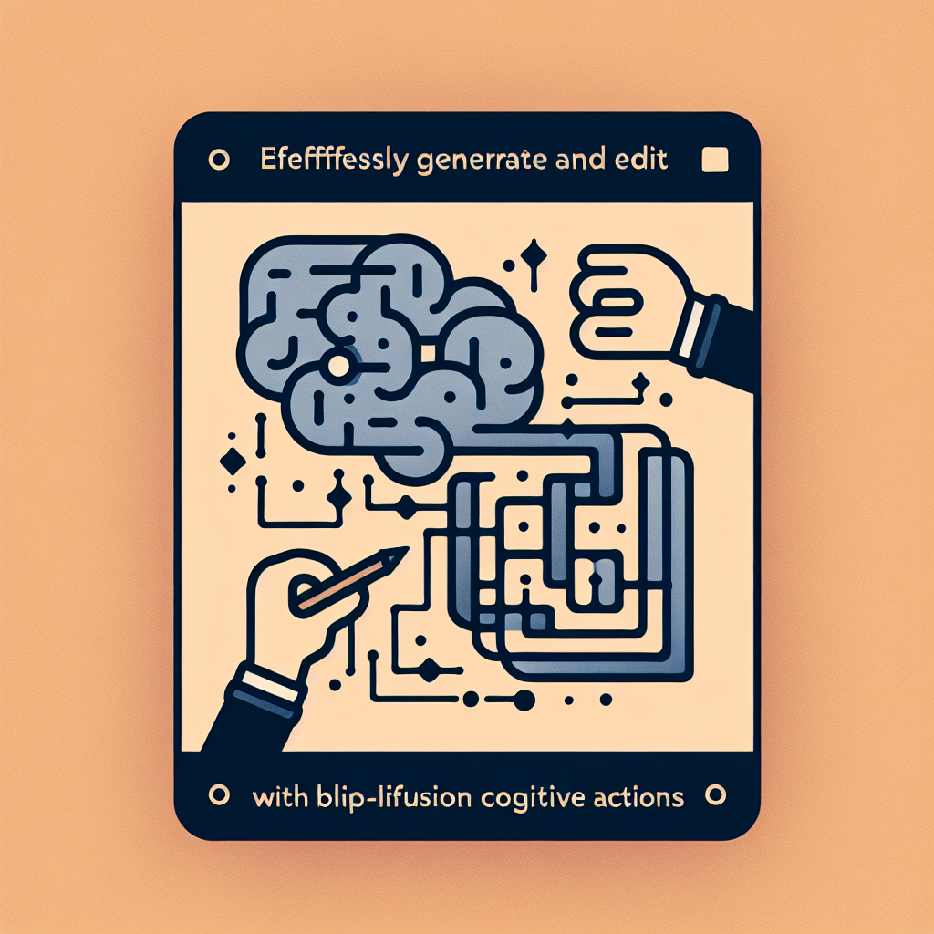Effortlessly Generate and Edit Images with BLIP-Diffusion Cognitive Actions