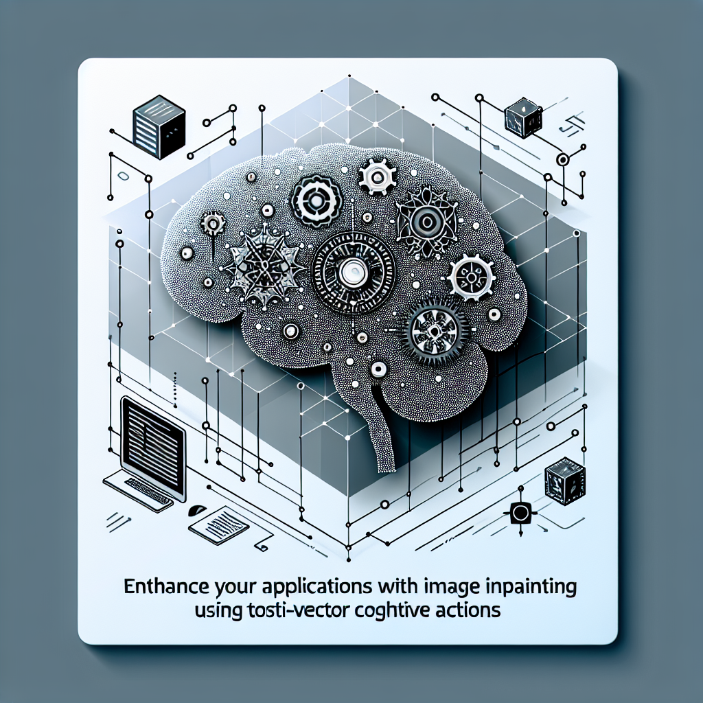 Enhance Your Applications with Image Inpainting Using Tosti-Vector Cognitive Actions