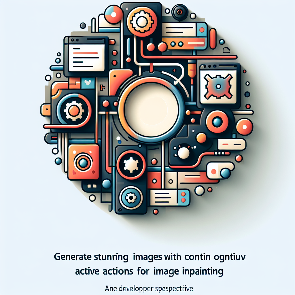 Generate Stunning Images with Cognitive Actions for Image Inpainting