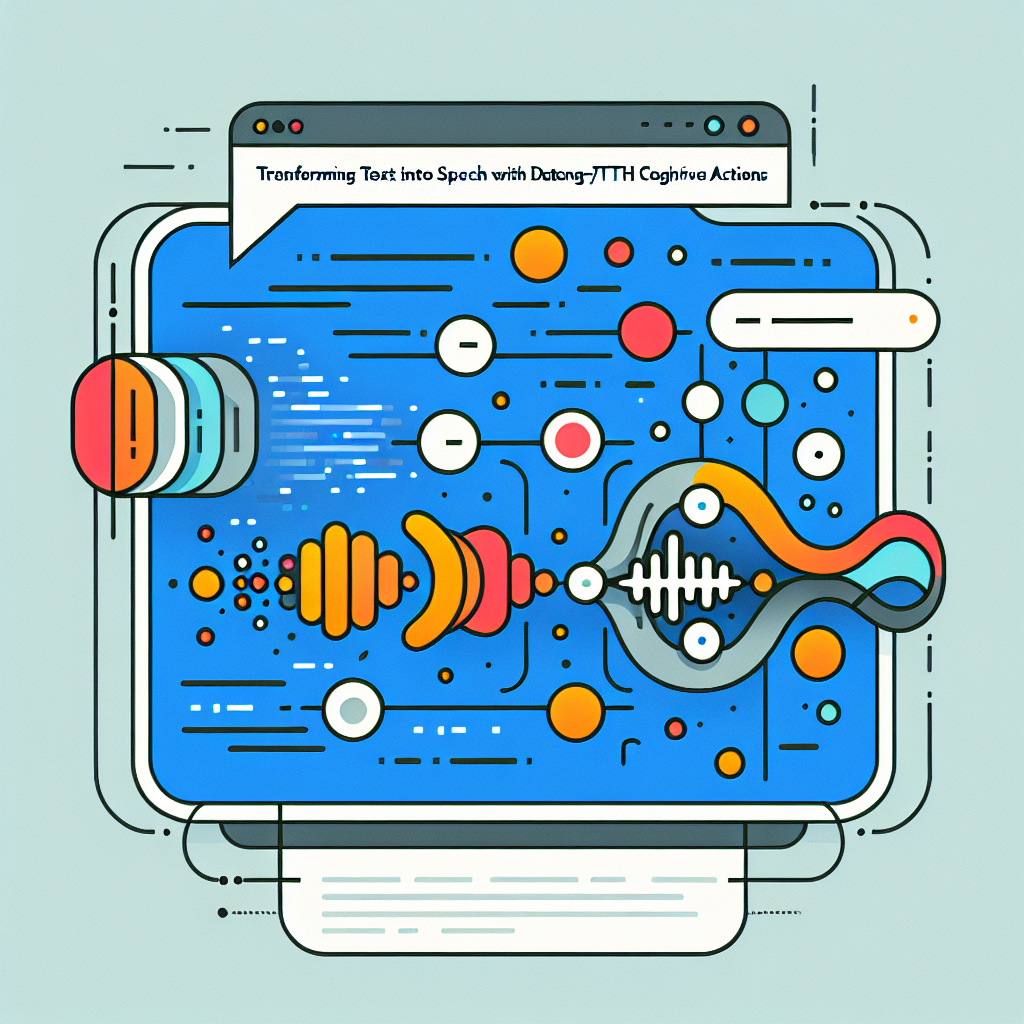 Transforming Text into Speech with datong-new/tts-zh Cognitive Actions