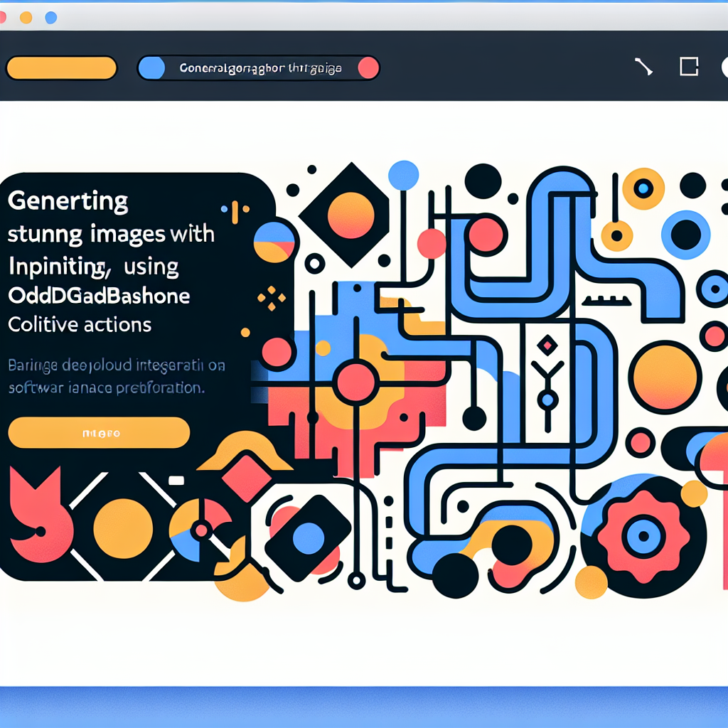 Generate Stunning Images with Inpainting using odddgarden/baodashone Cognitive Actions