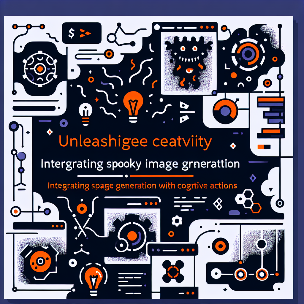 Unleashing Eerie Creativity: Integrating Spooky Image Generation with Cognitive Actions