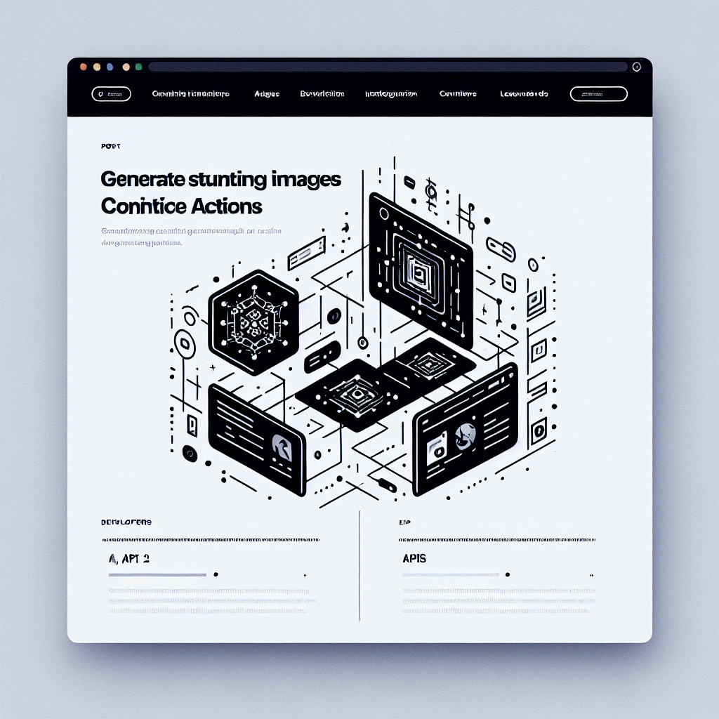 Generate Stunning Images with the Leonardo A2 Cognitive Actions