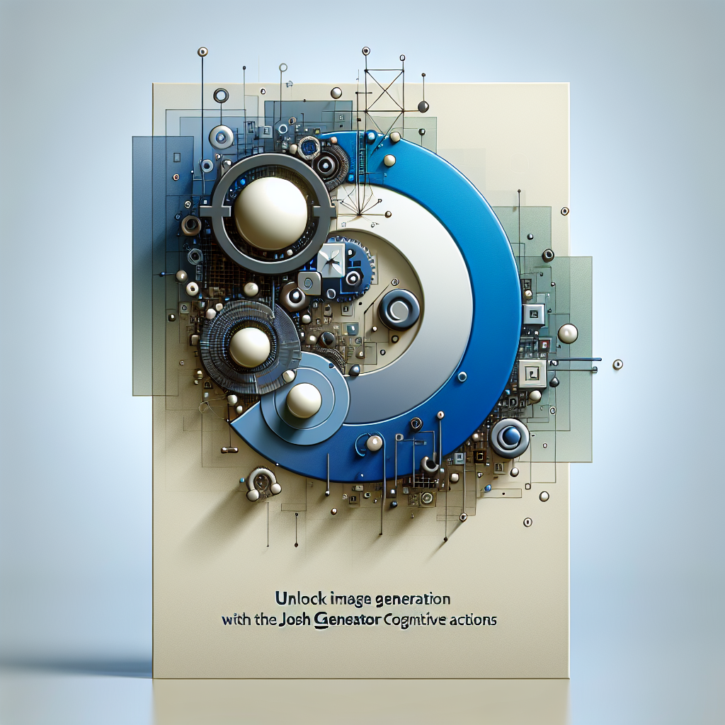 Unlock Image Generation with the Josh Generator Cognitive Actions