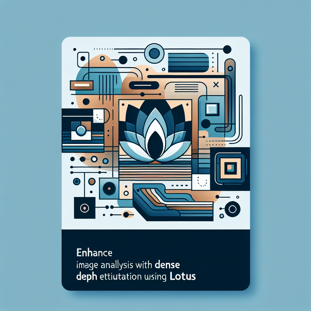 Enhance Image Analysis with Dense Depth Estimation Using Lotus