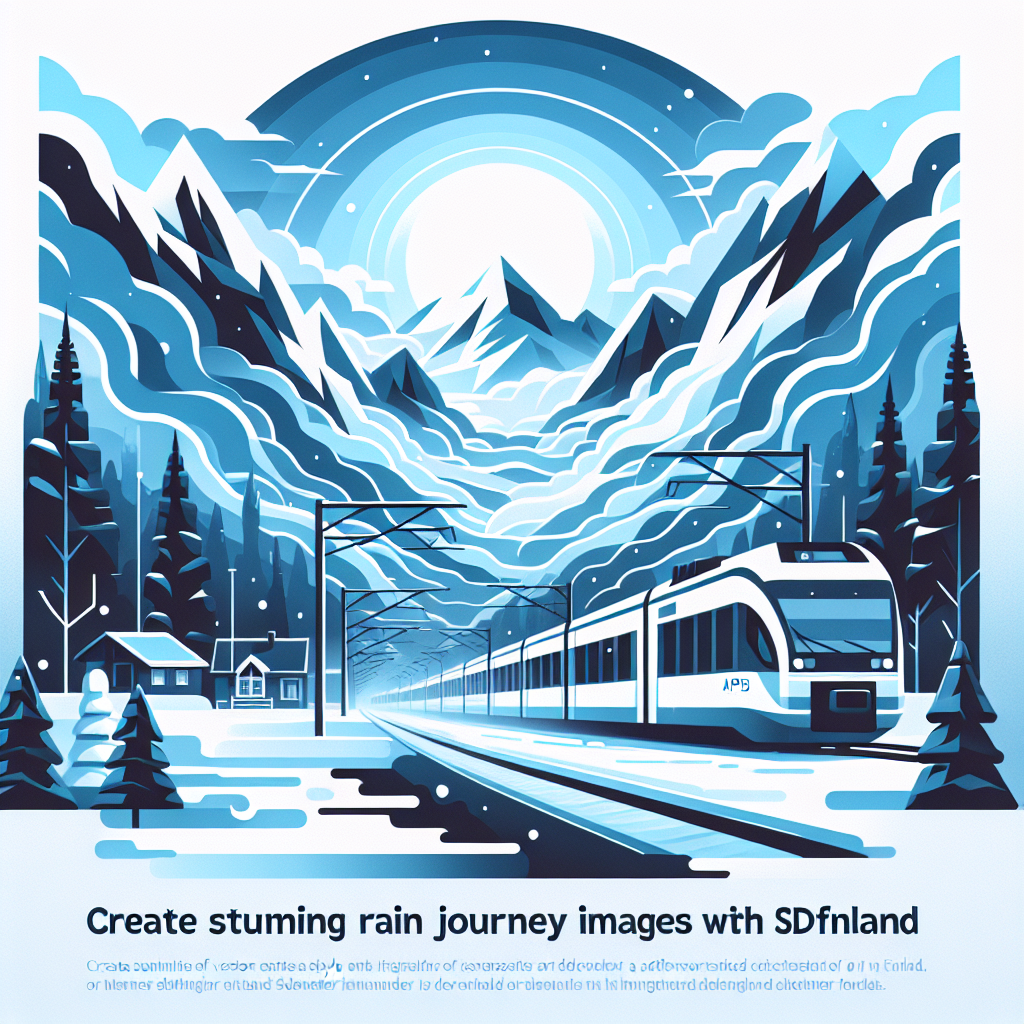Create Stunning Train Journey Images with Sdxl Finland