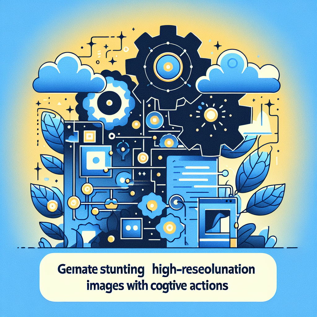 Generate Stunning High-Resolution Images with Cognitive Actions