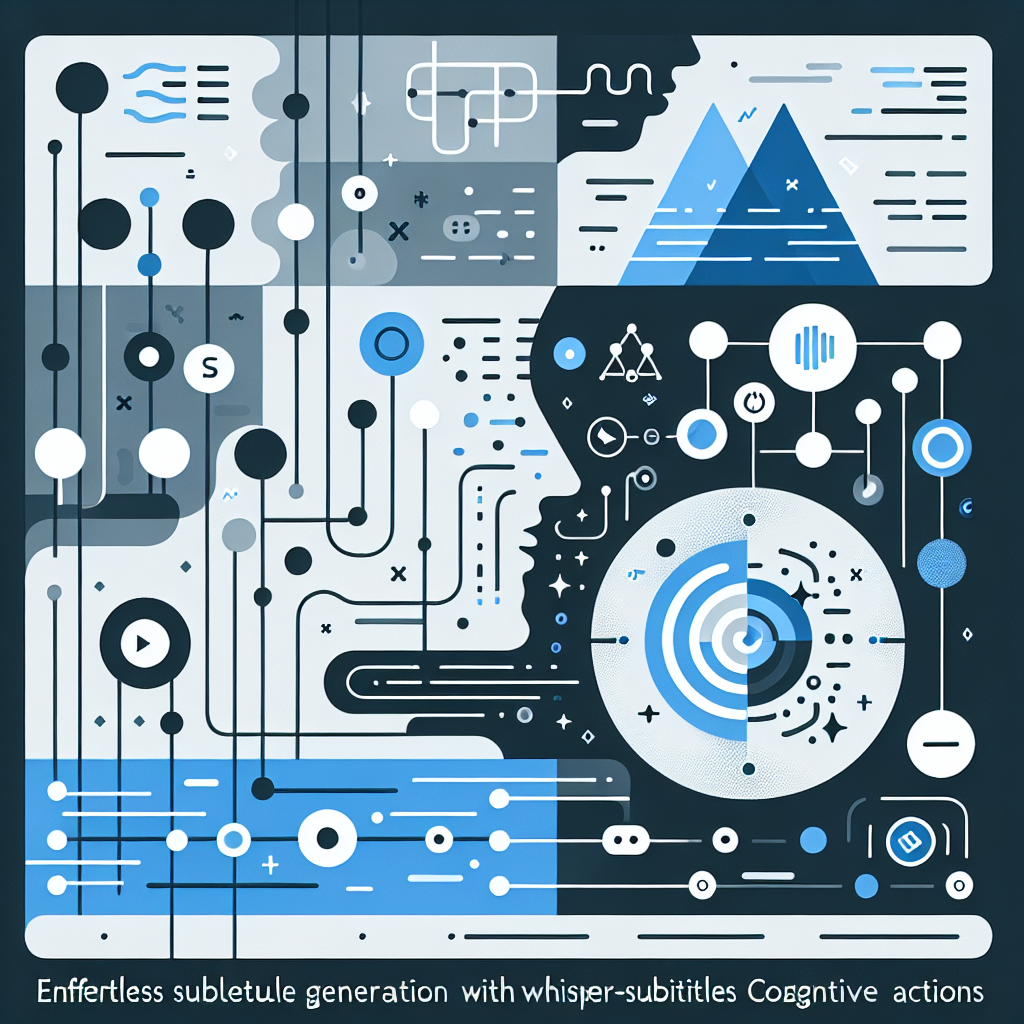 Effortless Subtitle Generation with stayallive/whisper-subtitles Cognitive Actions