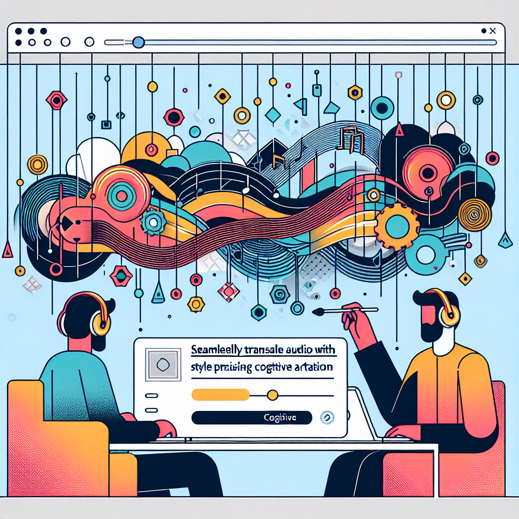 Seamlessly Translate Audio with Style Preservation Using Cognitive Actions