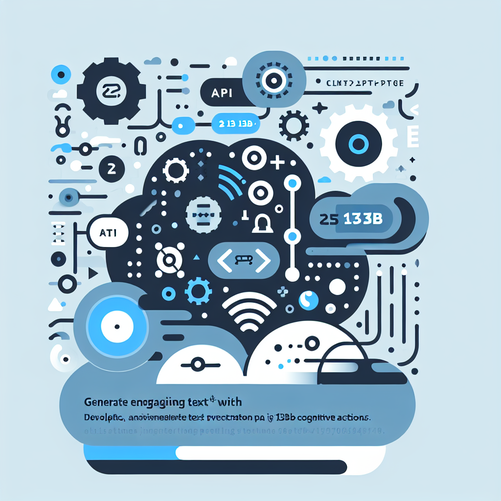 Generate Engaging Text with Llama 2 13B Cognitive Actions