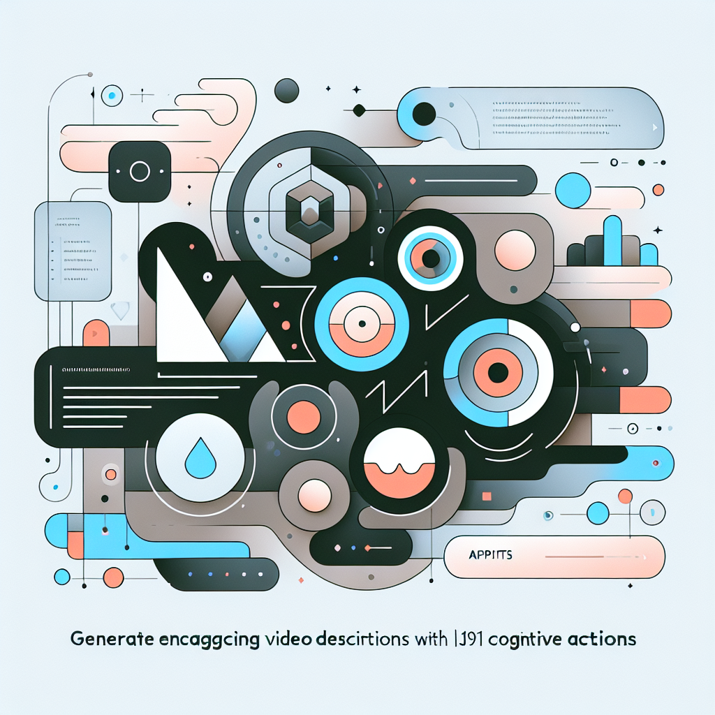 Generate Engaging Video Descriptions with n1jl0091 Cognitive Actions