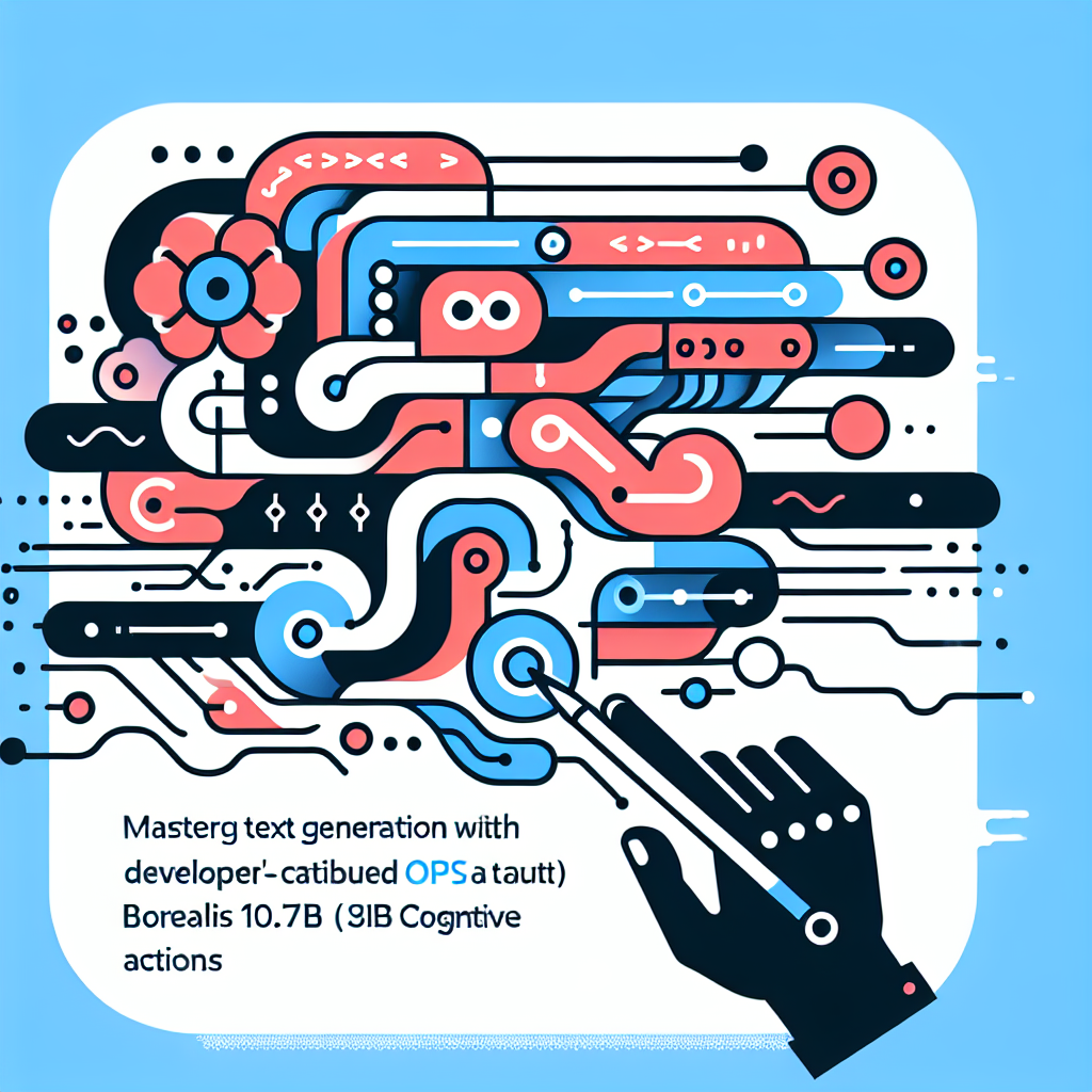 Mastering Text Generation with Borealis 10.7B Cognitive Actions