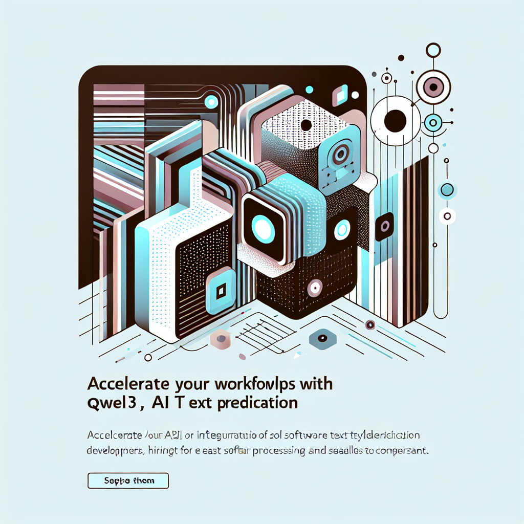 Accelerate Your Workflows with Qwen 3 AI Text Prediction