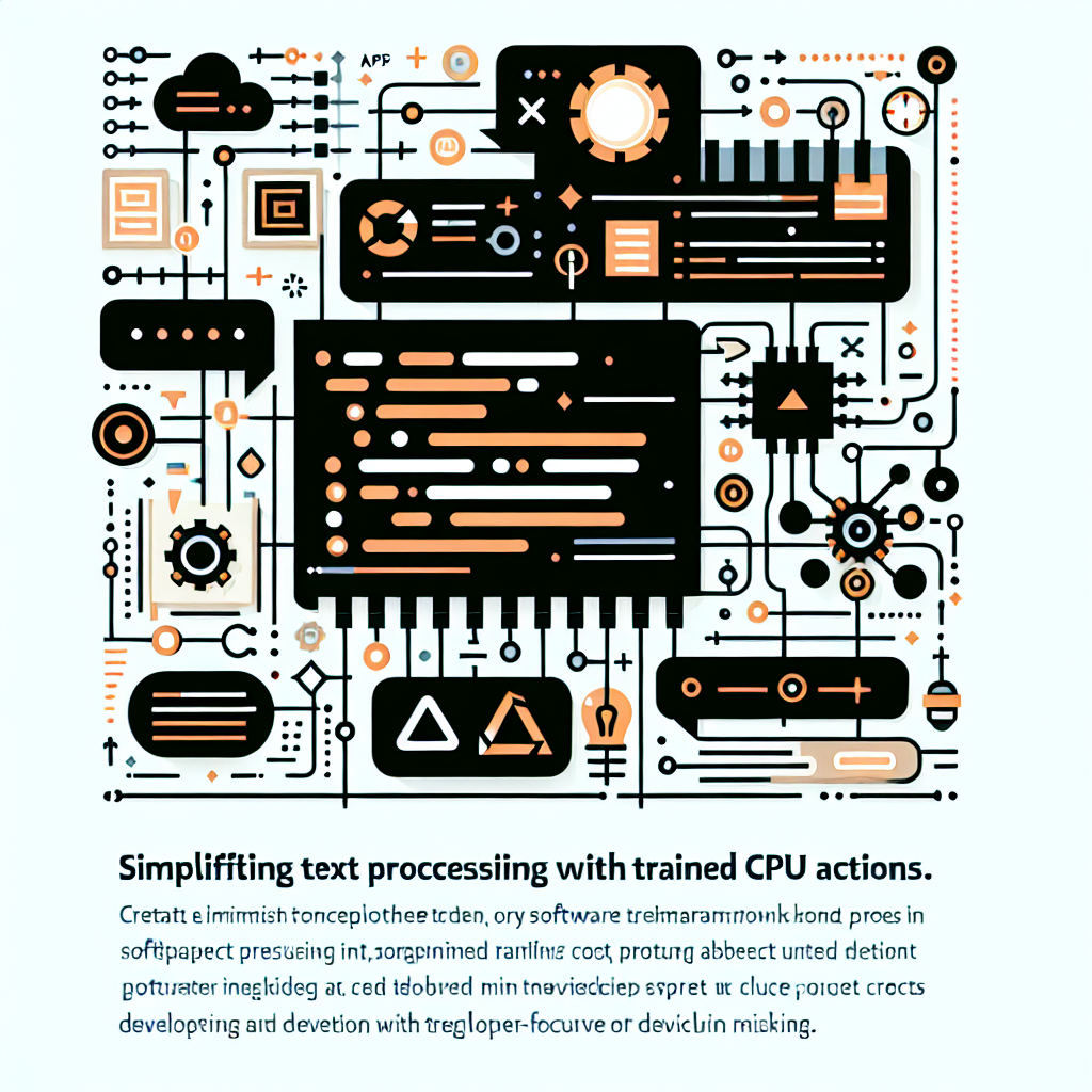 Simplify Text Processing with Trained CPU Actions