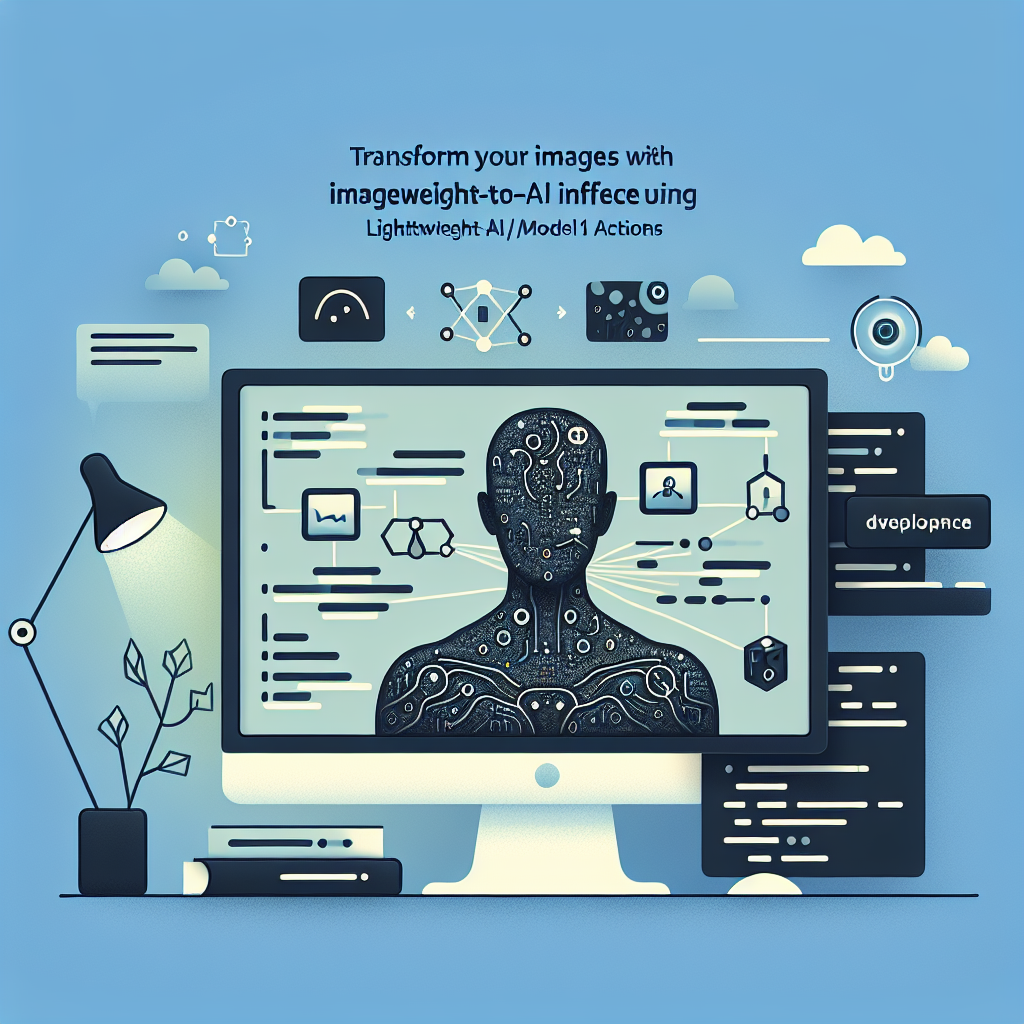 Transform Your Images with Image-to-Image Inference Using the lightweight-ai/model1 Actions