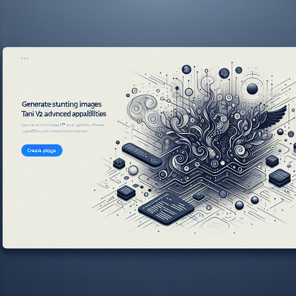 Generate Stunning Images with Tani V2's Advanced Capabilities
