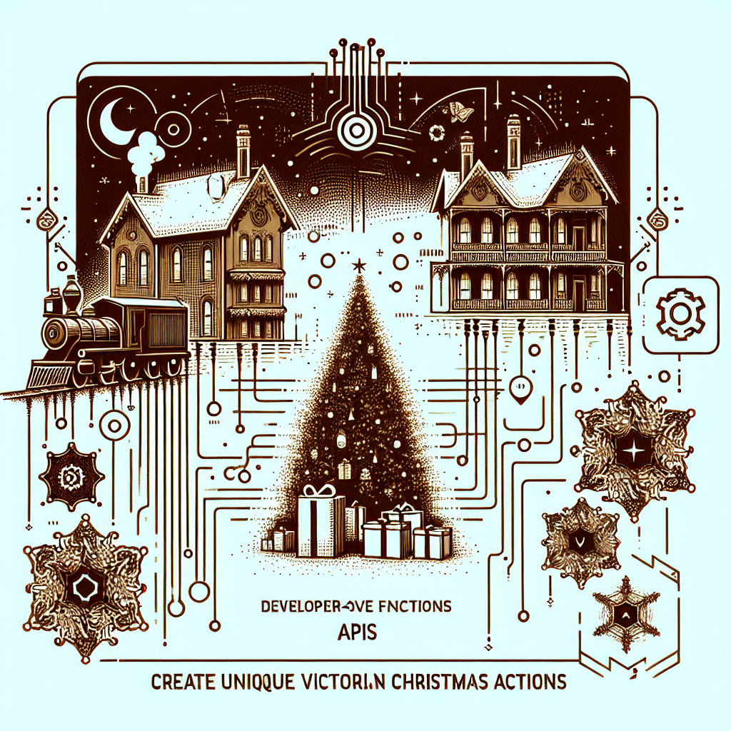 Create Unique Victorian Christmas Cards with Cognitive Actions