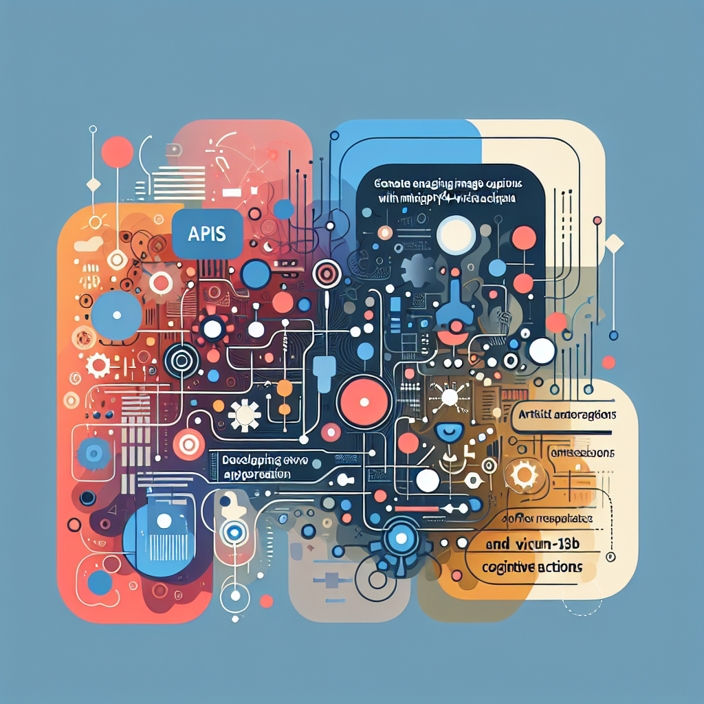 Generate Engaging Image Captions with MiniGPT-4 and Vicuna-13B Cognitive Actions