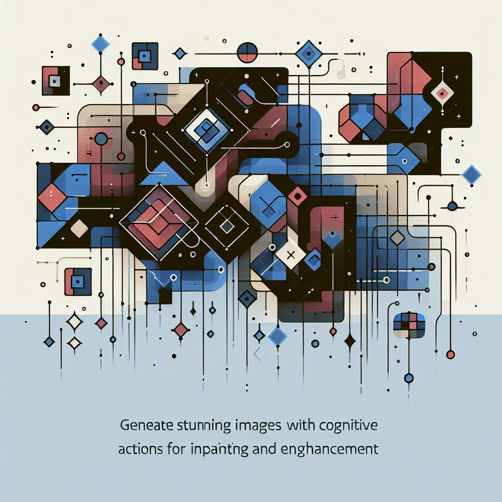 Generate Stunning Images with Cognitive Actions for Inpainting and Enhancement