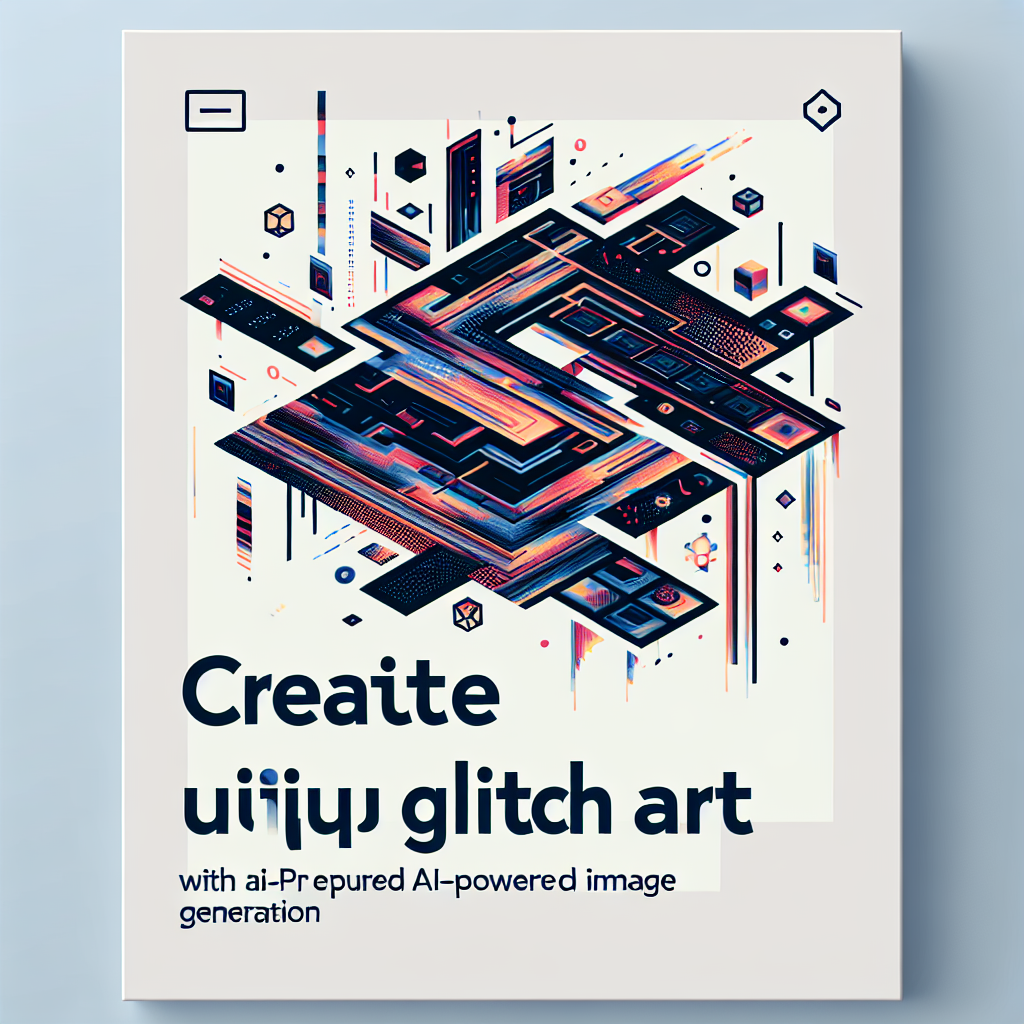 Create Unique Glitch Art with AI-Powered Image Generation