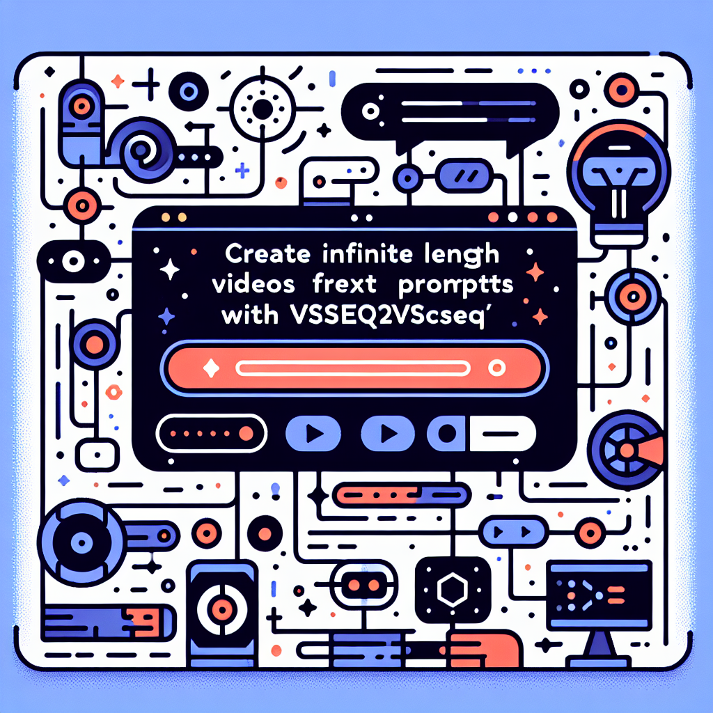 Create Infinite Length Videos from Text Prompts with Vseq2vseq