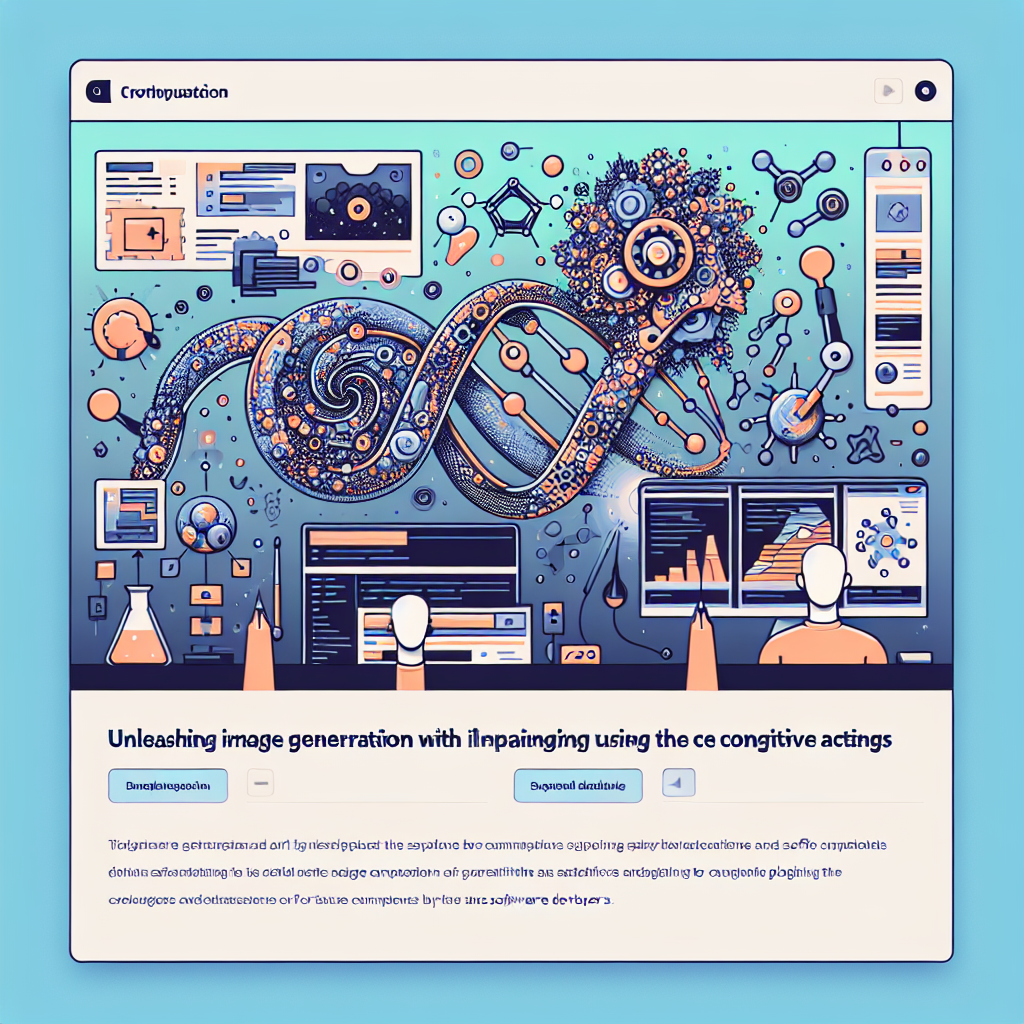 Unleashing Image Generation with Inpainting Using the jesuserondon/tokjer1 Cognitive Actions