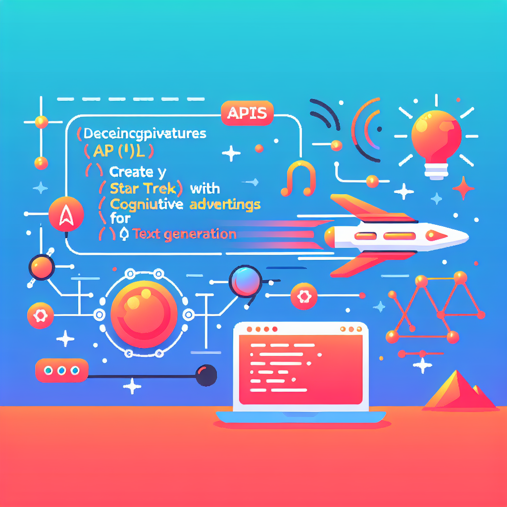 Create Your Star Trek Adventures with Cognitive Actions for Text Generation