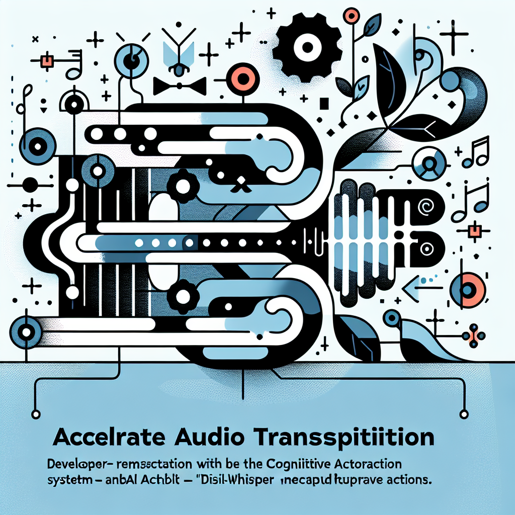 Accelerate Audio Transcription with the Distil-Whisper Cognitive Actions