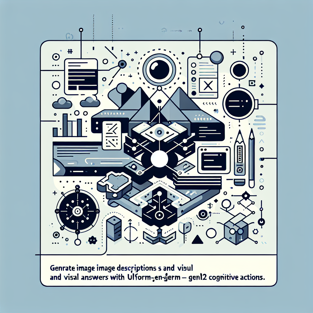 Generate Image Descriptions and Visual Answers with UForm-Gen2 Cognitive Actions