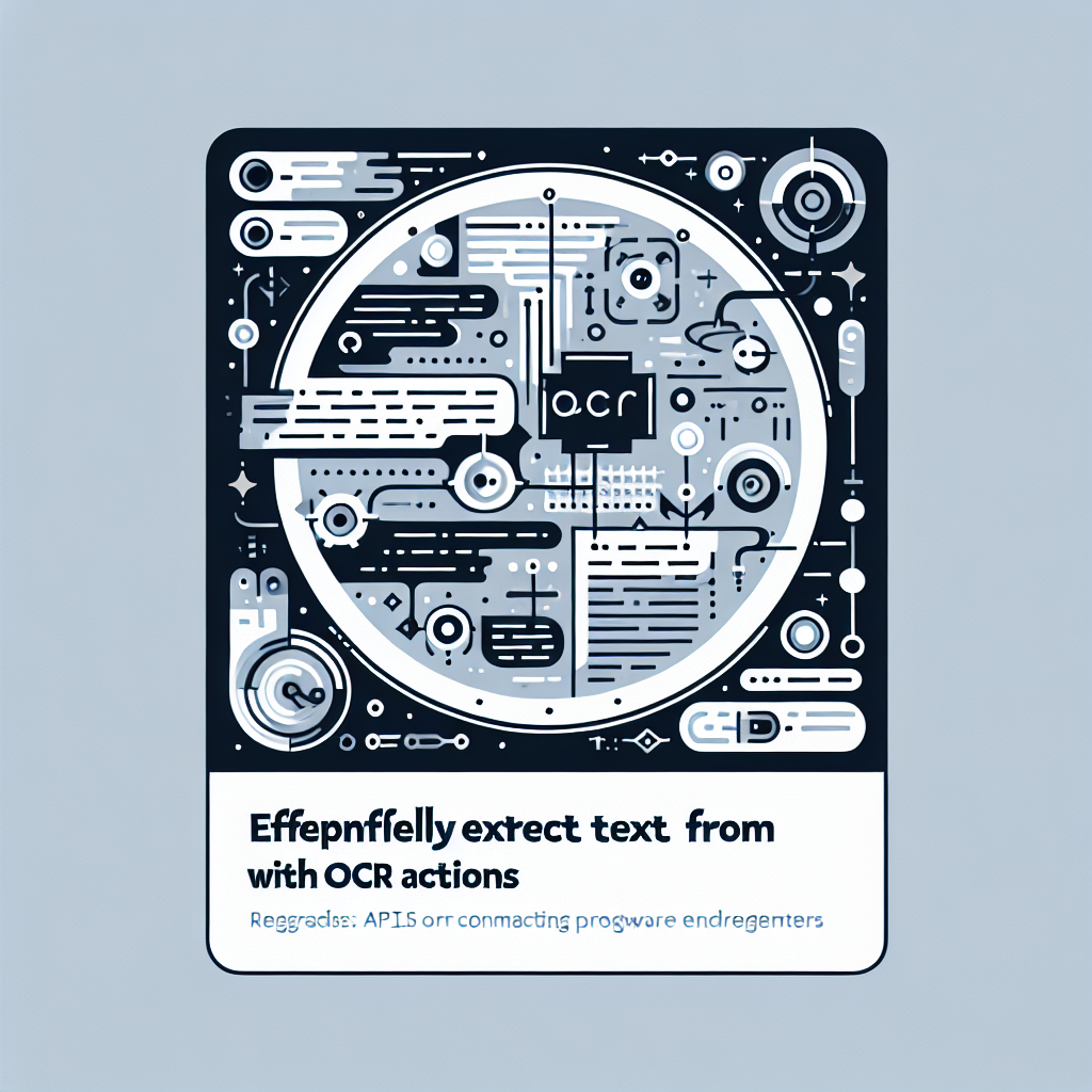 Effortlessly Extract Text from Images with OCR Actions