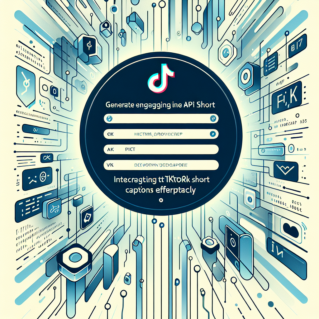 Generate Engaging TikTok Short Captions Effortlessly