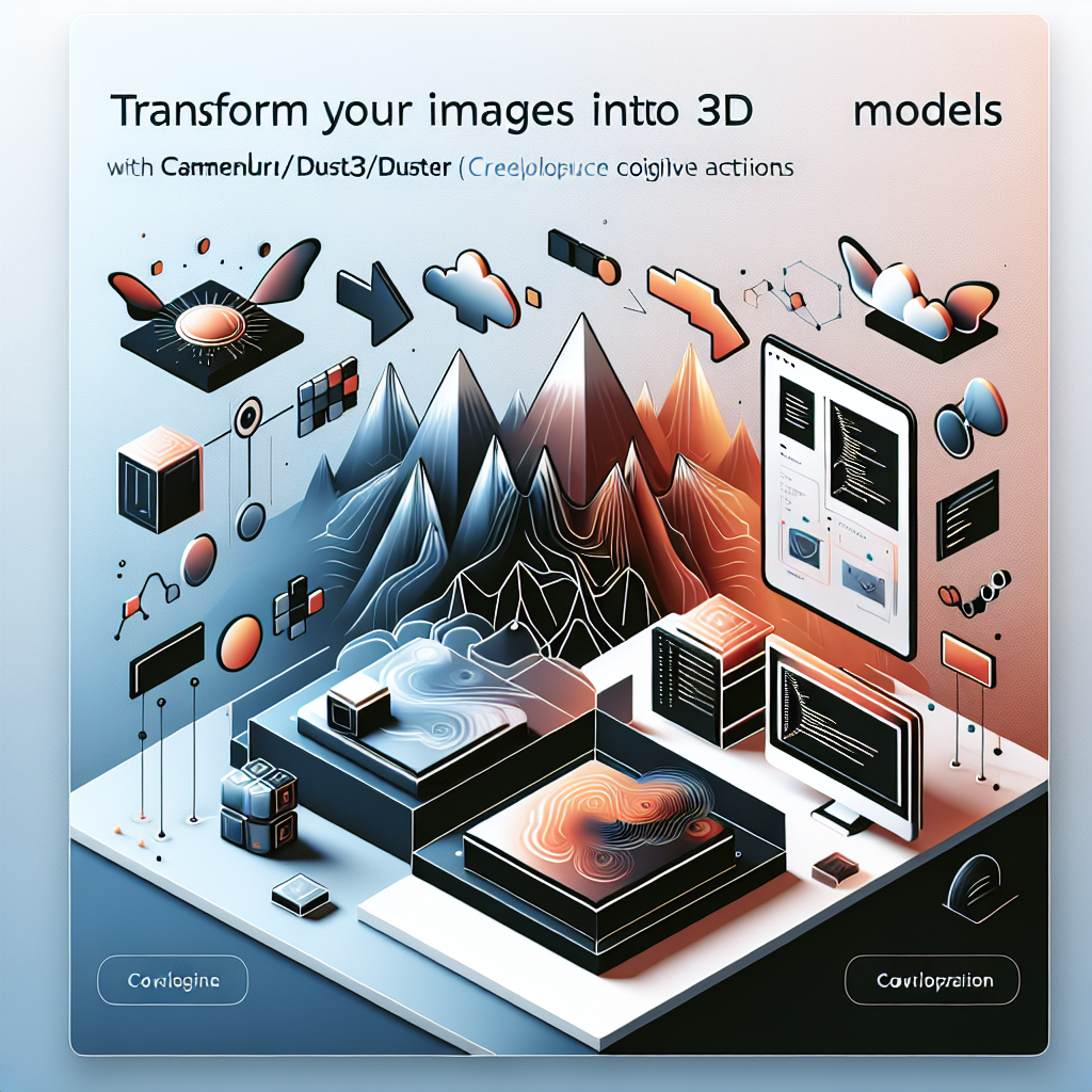 Transform Your Images into 3D Models with camenduru/dust3r Cognitive Actions