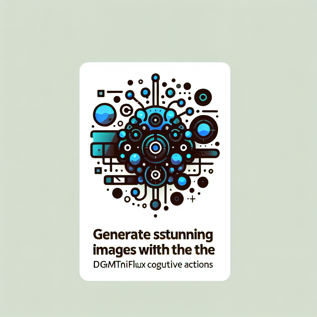 Generate Stunning Images with the dgmtnz/diegoflux Cognitive Actions