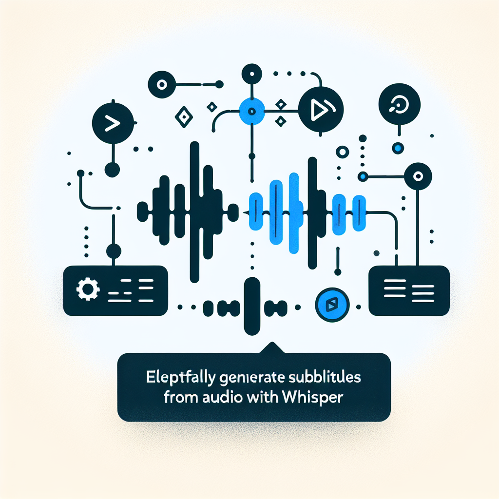 Effortlessly Generate Subtitles from Audio with Whisper